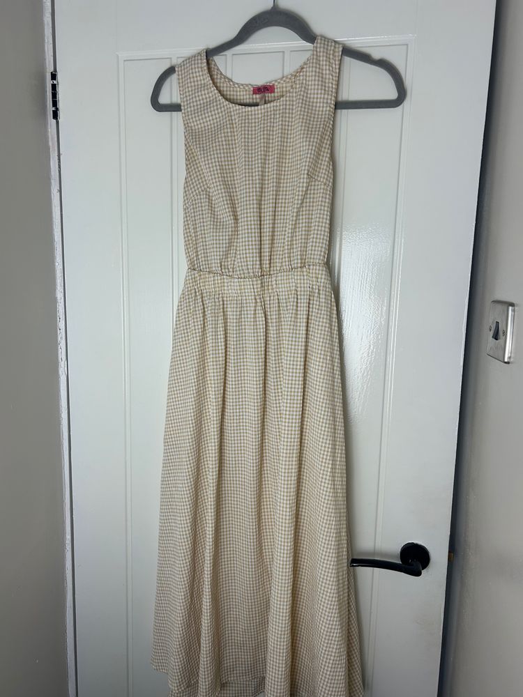 Bi Chi London sleeveless gingham dress