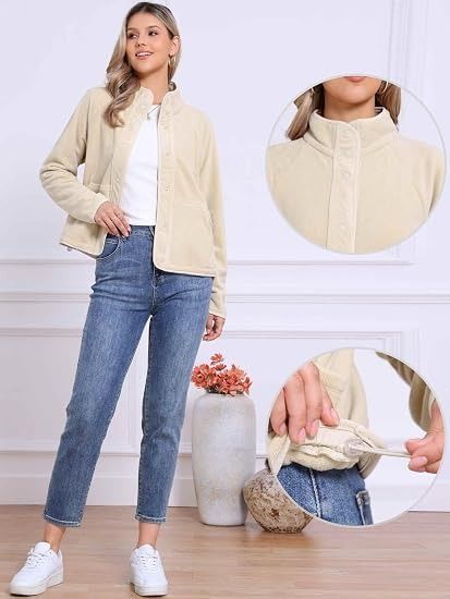 Immagine di Beige Fleece Jacket 2
