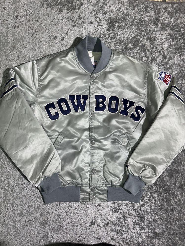 NFL Dallas Cowboys Silver Bomber Jacket   image 1
