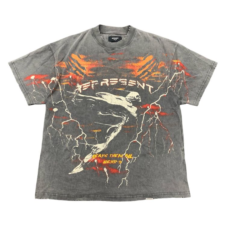 Represent Medium Tee Spirit Angel Vintage Grey T-Shirt