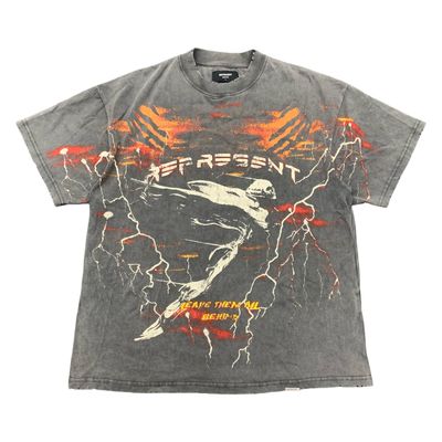 Represent Medium Tee Spirit Angel Vintage Grey T-Shirt