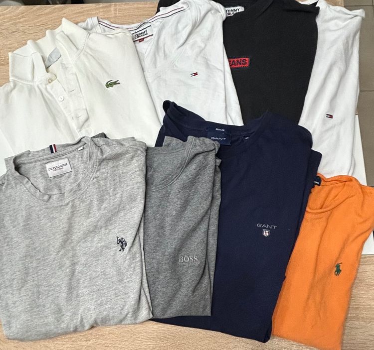 Lote de 8 prendas, a 6€/u, marcas como tommy,Ralph Lauren,Lacoste,Assn,North Face etc.. image 1