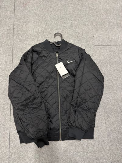 Nike REVERSE Black Quilted Bomber Jacket