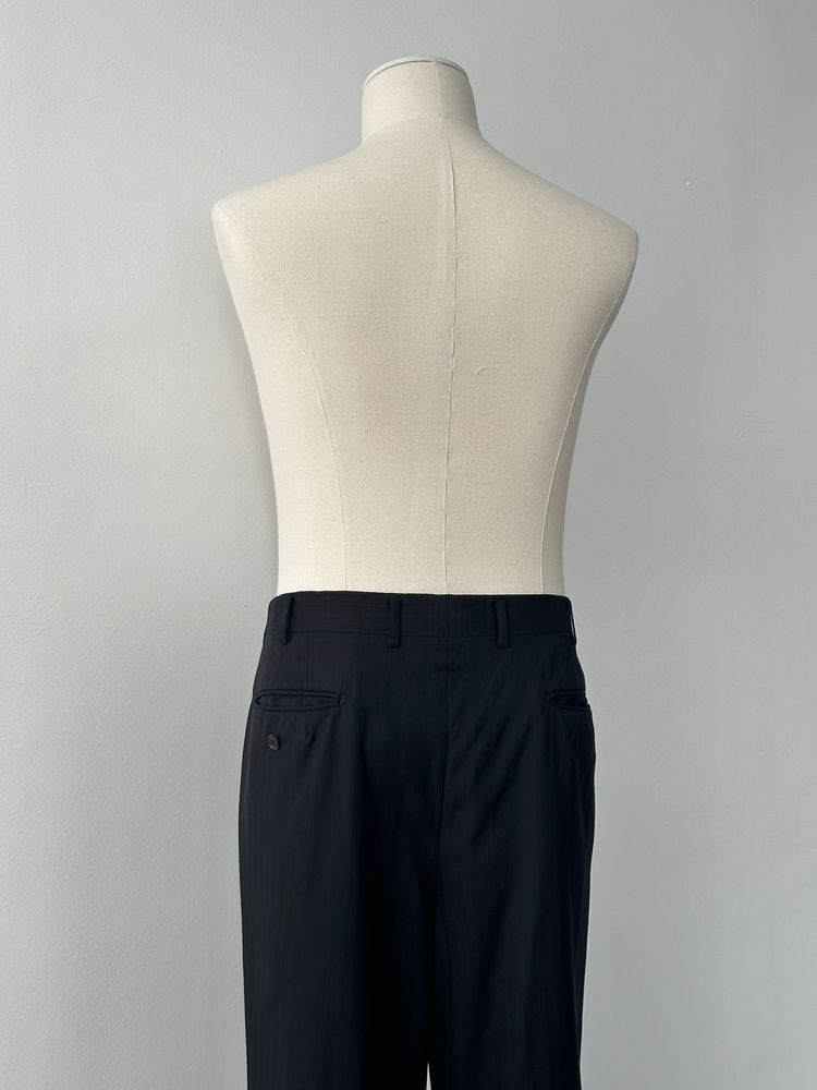 Burberry London 1990s Pure Wool Stripe Single Breasted Suit - 42S/W36 image 3