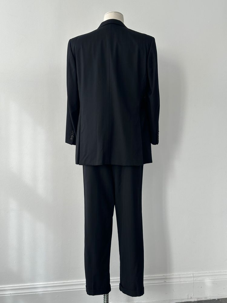 Burberry London 1990s Pure Wool Stripe Single Breasted Suit - 42S/W36 image 7