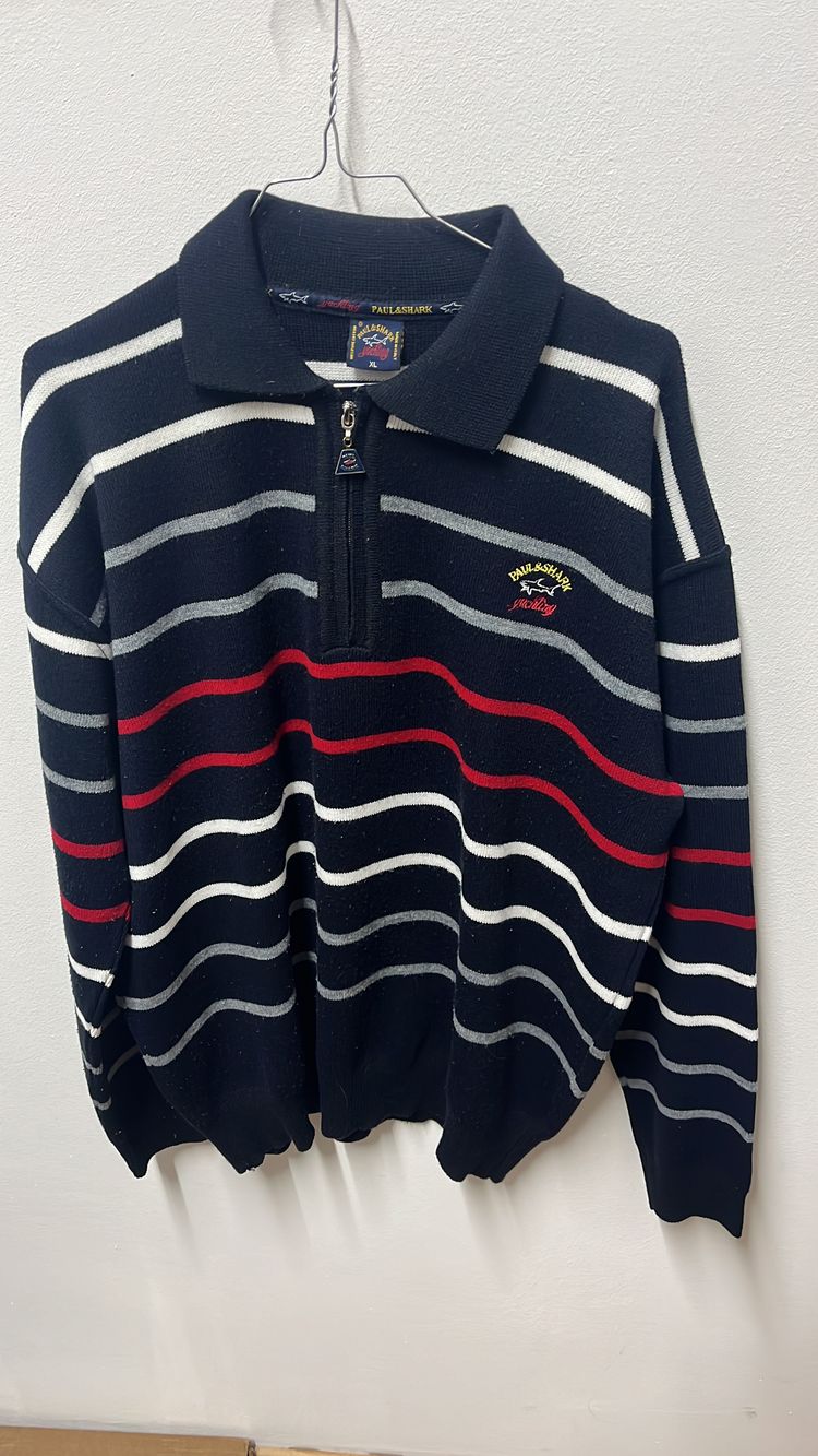 Paul & shark  Striped Half-Zip Sweater
