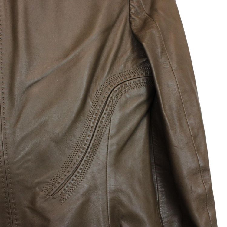 Gucci Leather Blazer Jacket Medium imagen 2