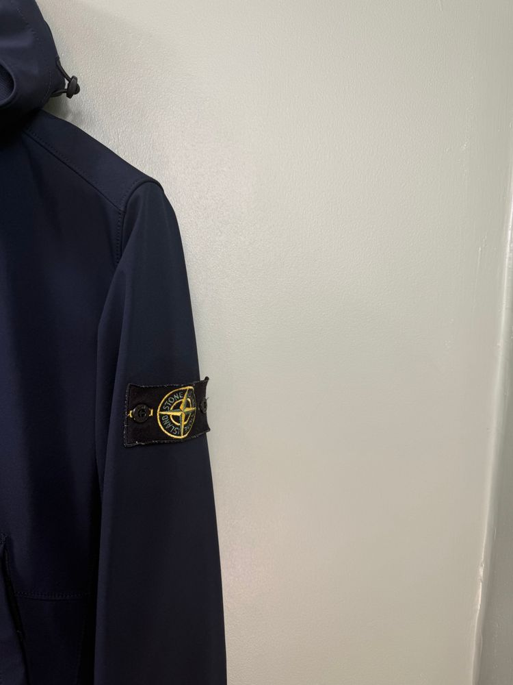 Stone Island Navy Soft Shell Jacket 4