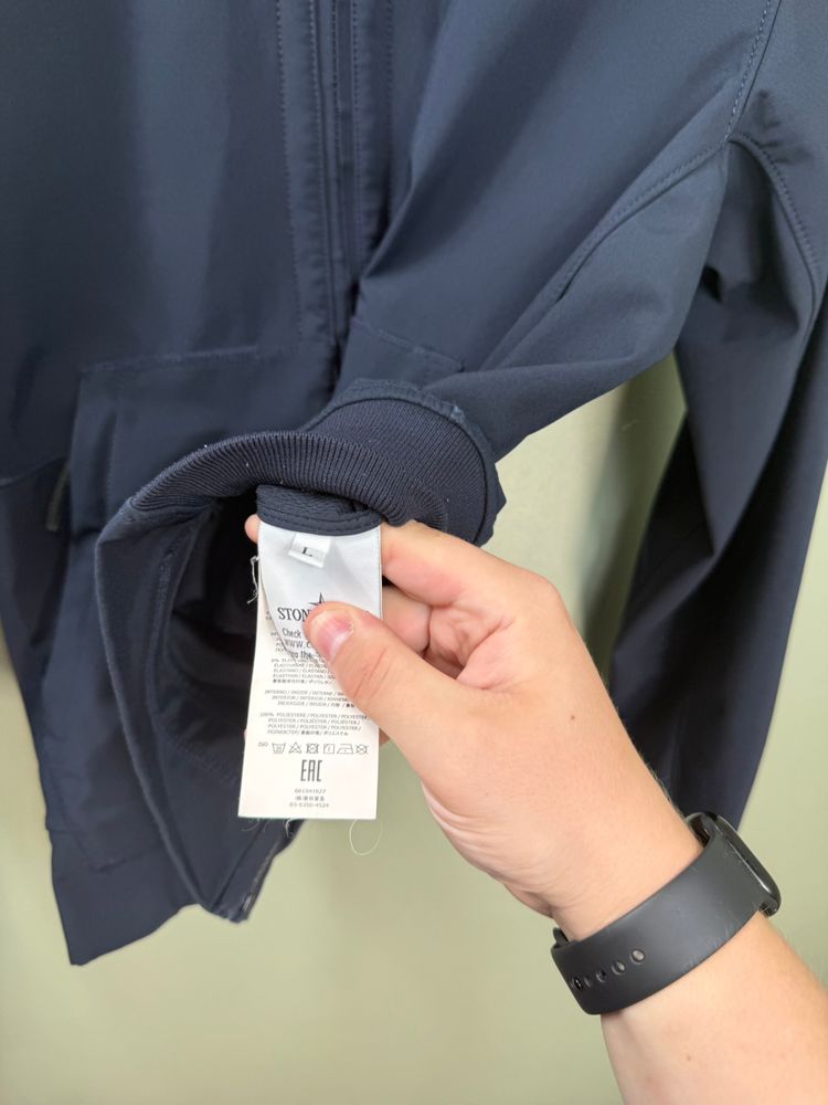 Stone Island Navy Soft Shell Jacket 5