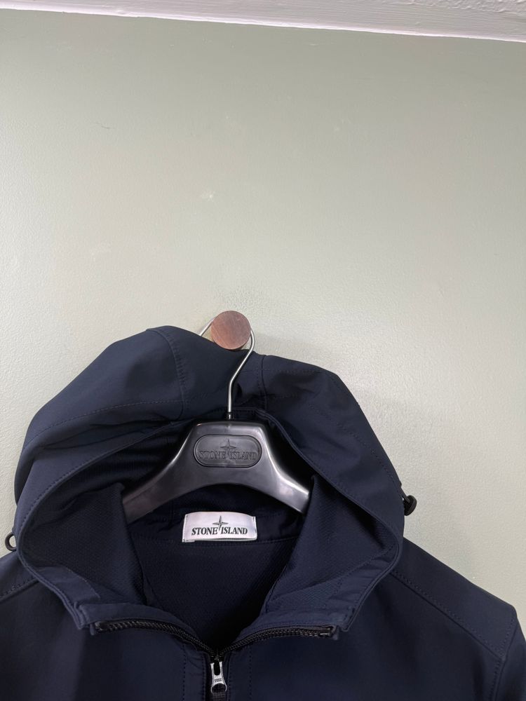 Stone Island Navy Soft Shell Jacket 2