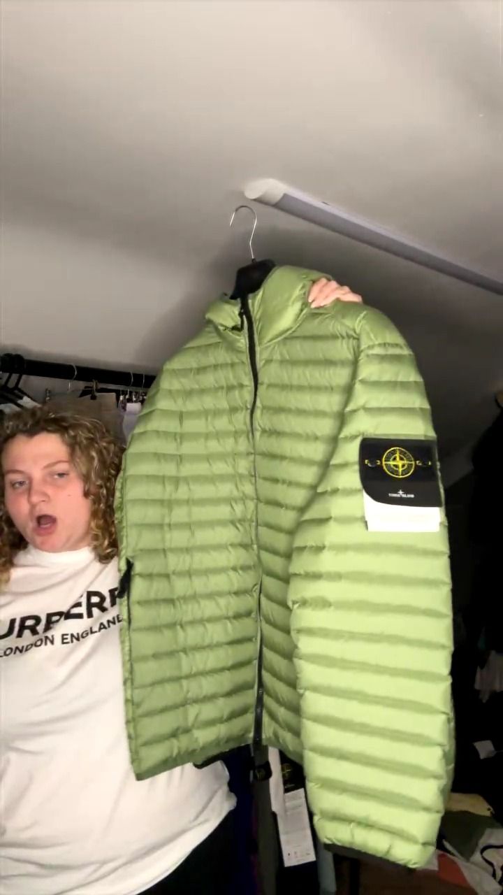 Stone Island STONE ISLAND SEAMLESS TUNNEL PUFFER LIGHT KHAKI XL NS NWT product image