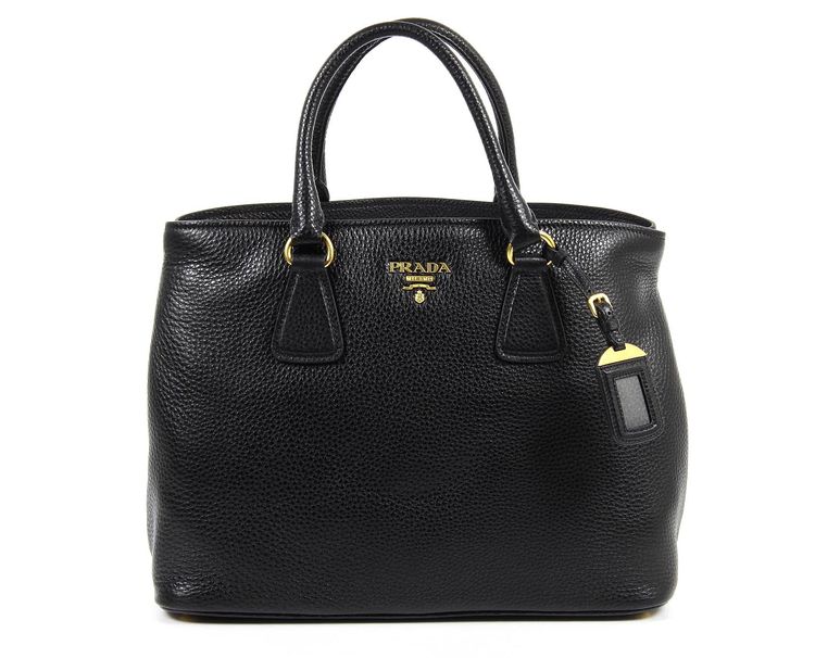 innovamoda Prada shopping tote handbag BN2794 Nero Vitello Daino product image