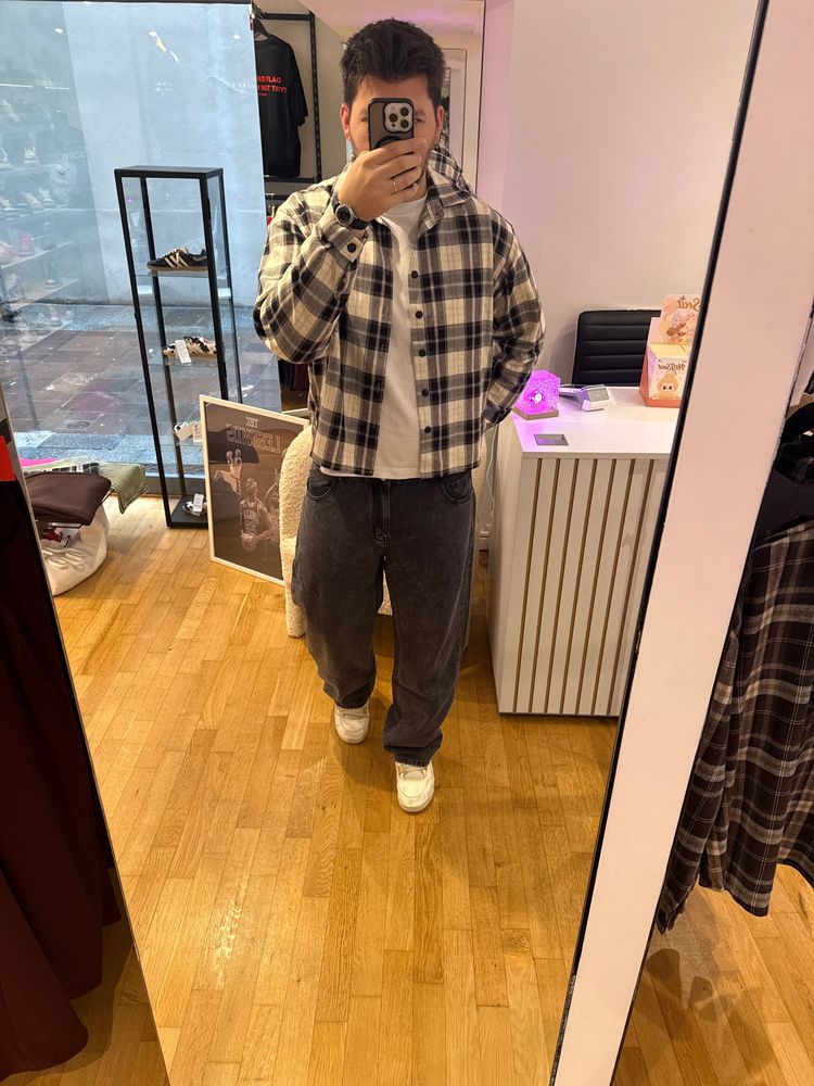 Camicia SESTOSENSO Crop a quadri 