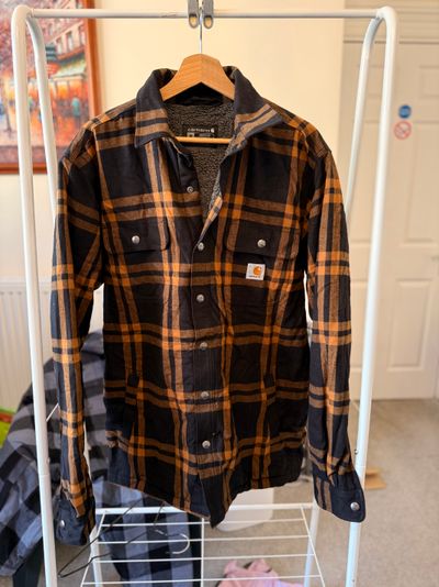 Carhartt Loose Fit Plaid Shirt Jacket