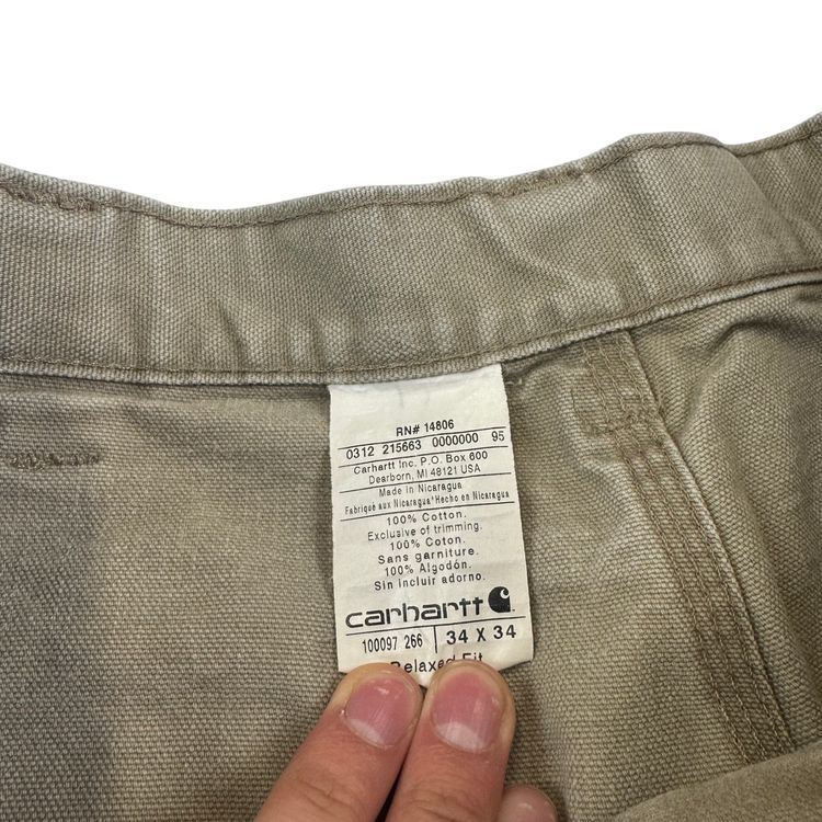 Carhartt Workwear Carpenter Trousers Light Brown obraz 8