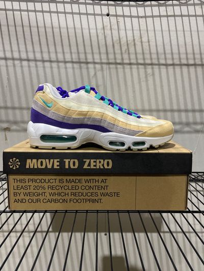 A-926916 Nike AM95 Air Sprung Sail Purple Teal Brand New In Box