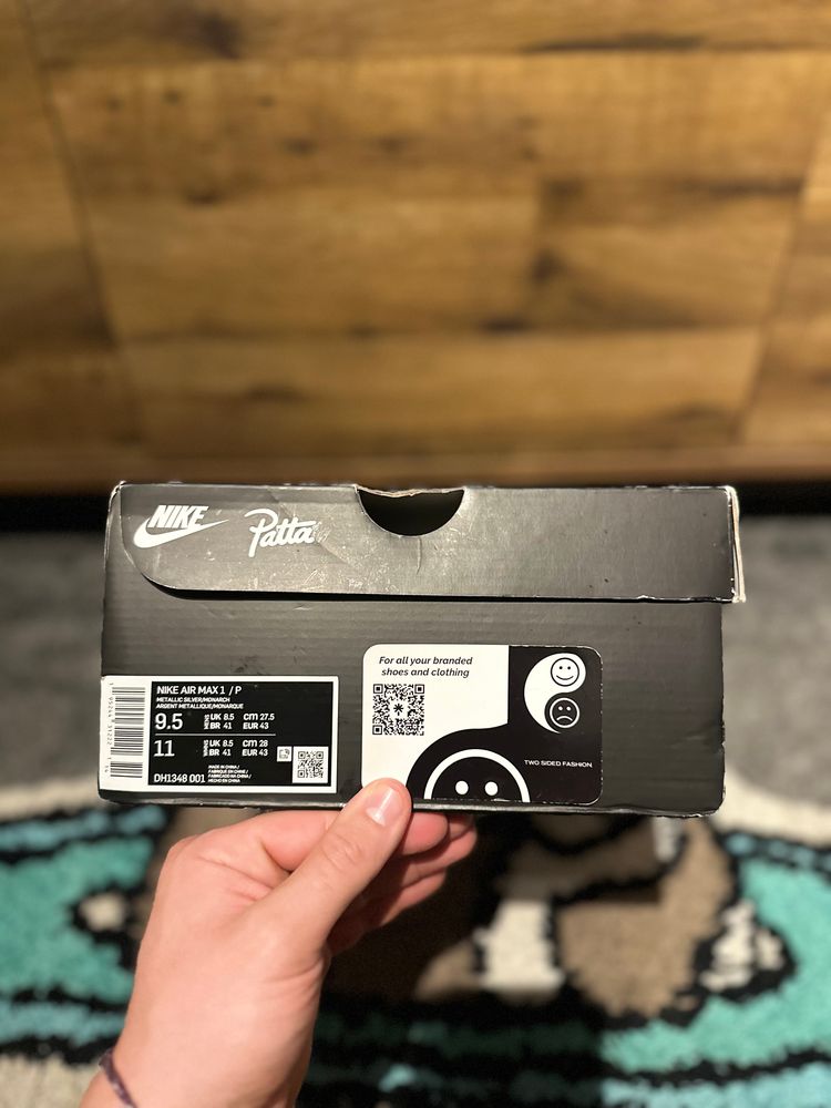 Nike air max 1 “Patta Wave Monarch” U.K. 8.5 obraz 9