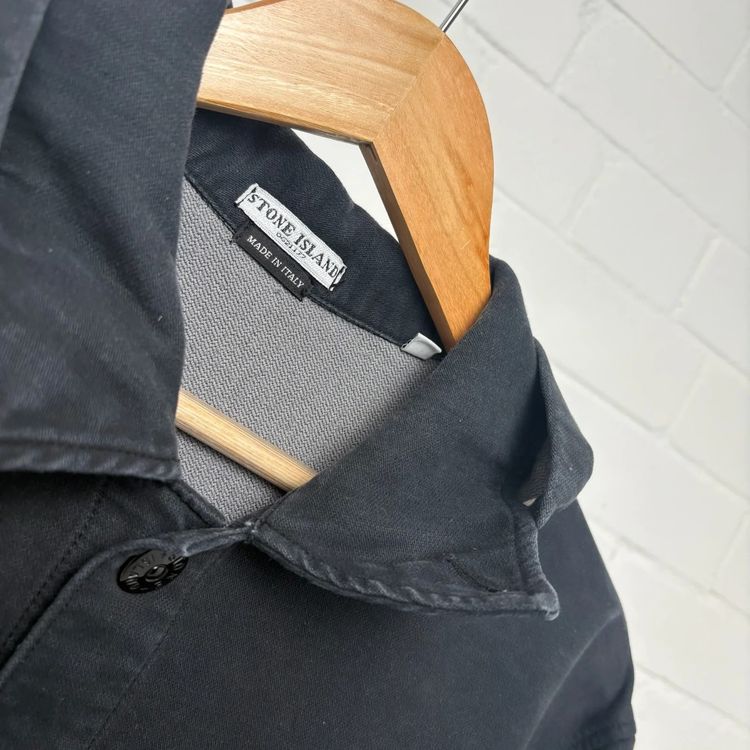 Stone Island Black Moleskin Hooded Jacket image 3