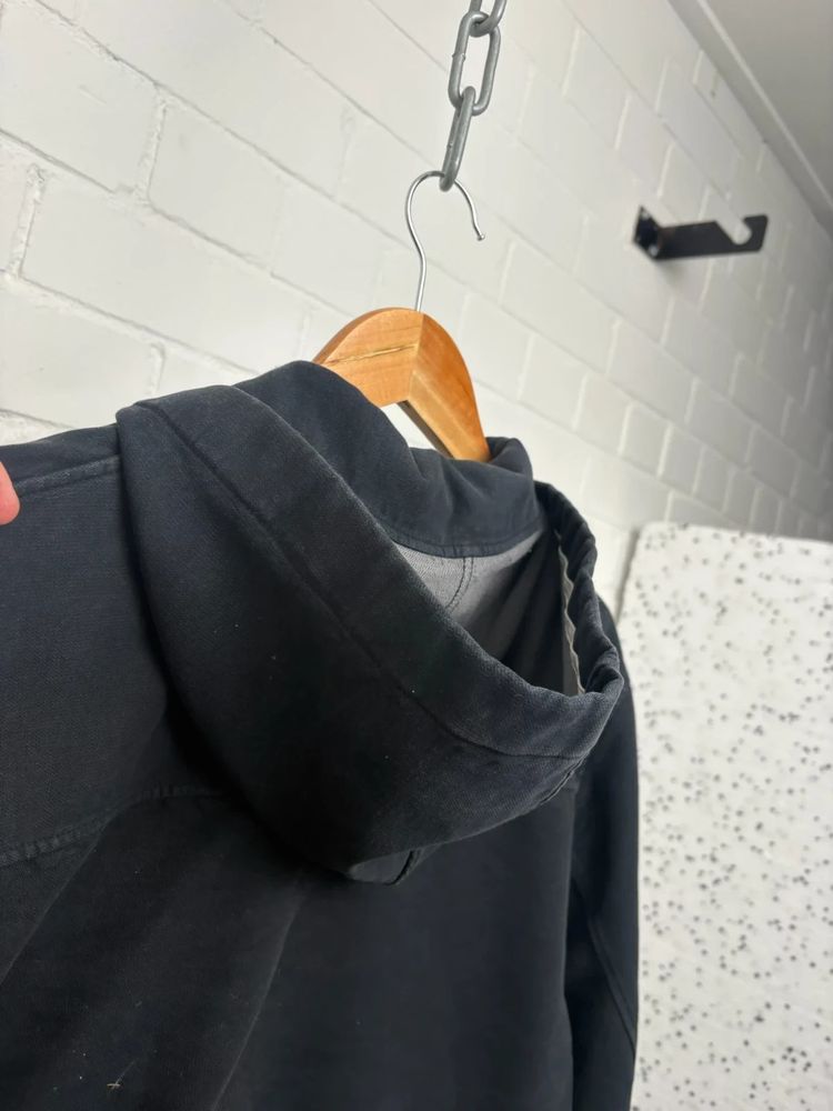 Stone Island Black Moleskin Hooded Jacket image 8