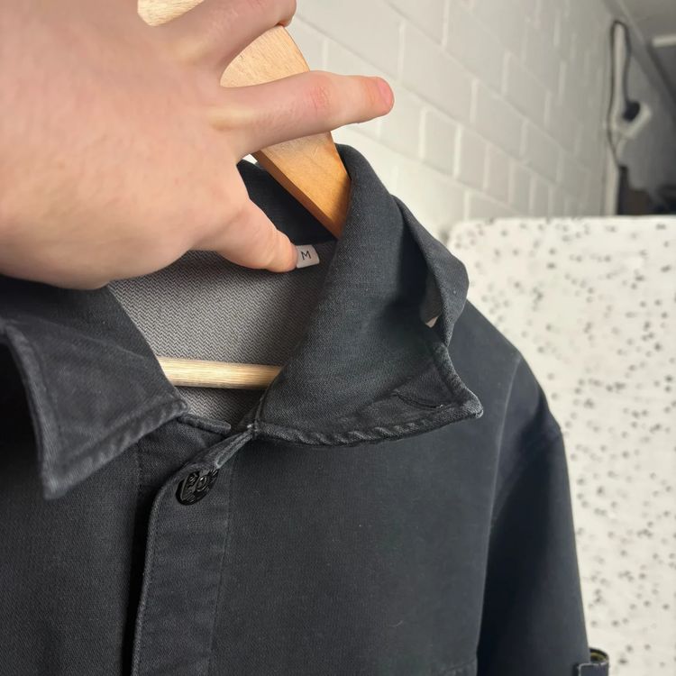 Stone Island Black Moleskin Hooded Jacket image 7