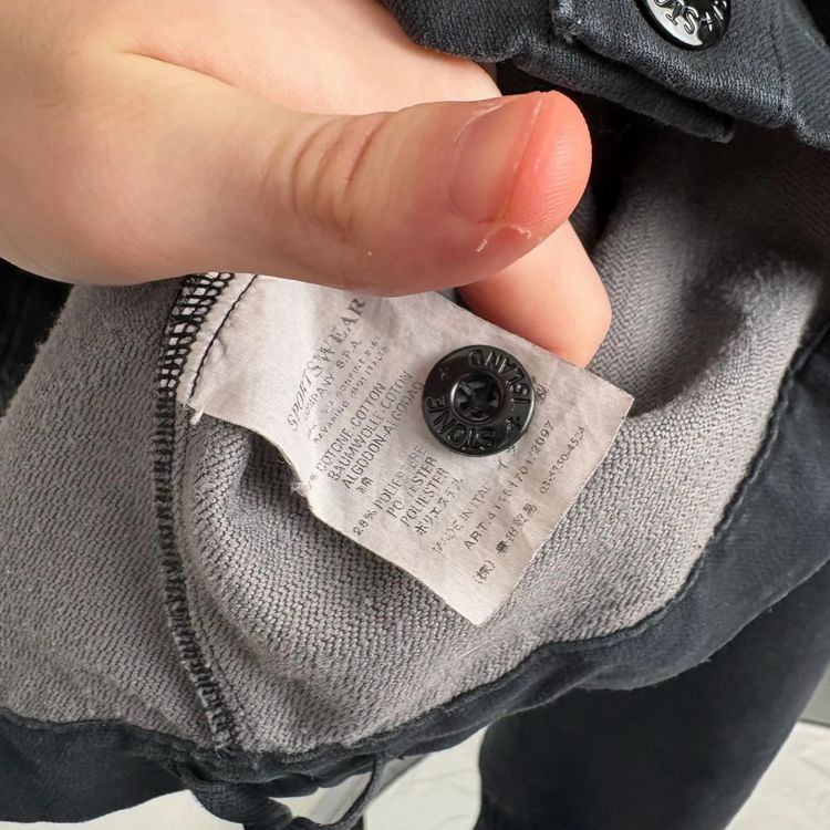 Stone Island Black Moleskin Hooded Jacket image 9