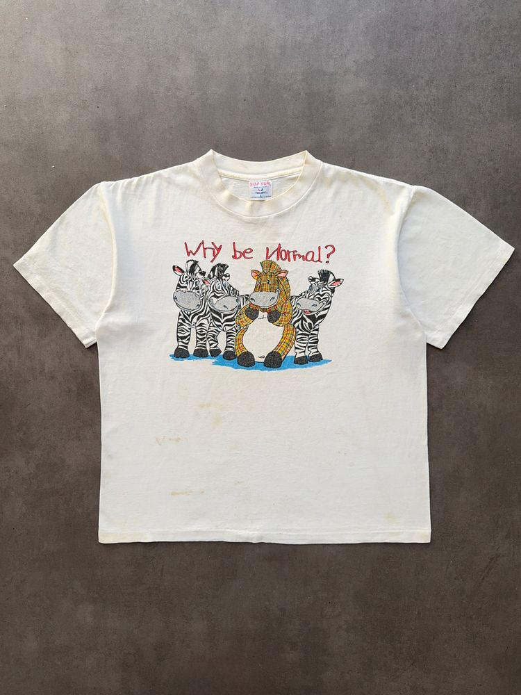1990s Why Be Normal tee (L) image 1