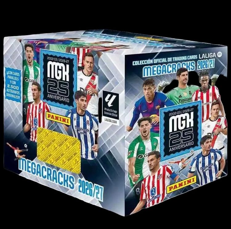 PANINI MEGACRACKS  2 EDICIÓN 2026/27  (CAJA SELLADA) obraz 1