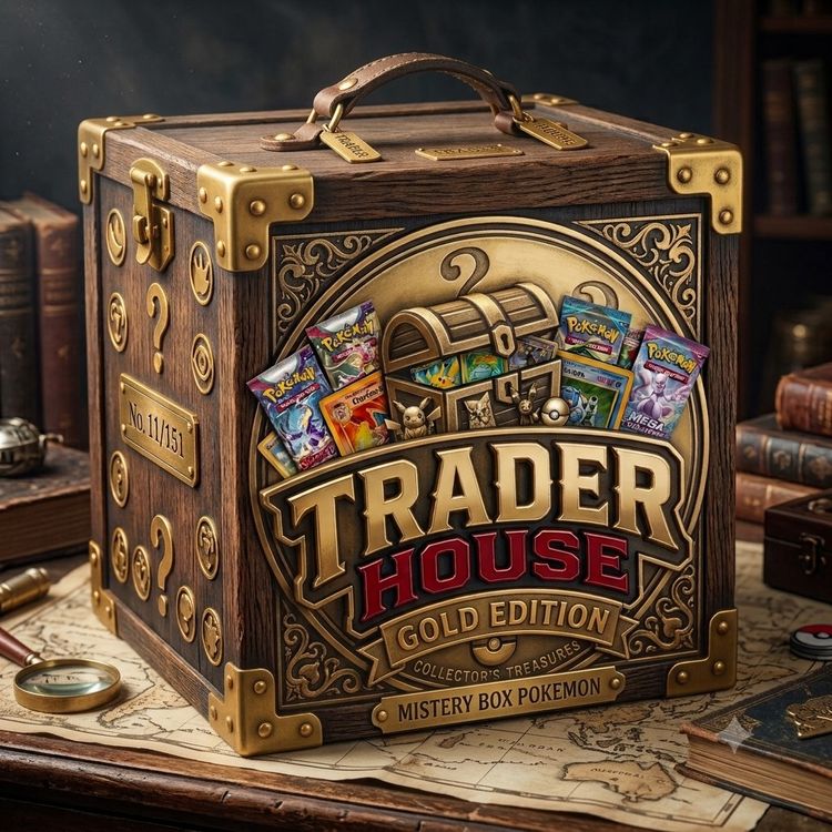 Trader House Mistery Box Pokemon Gold Edition