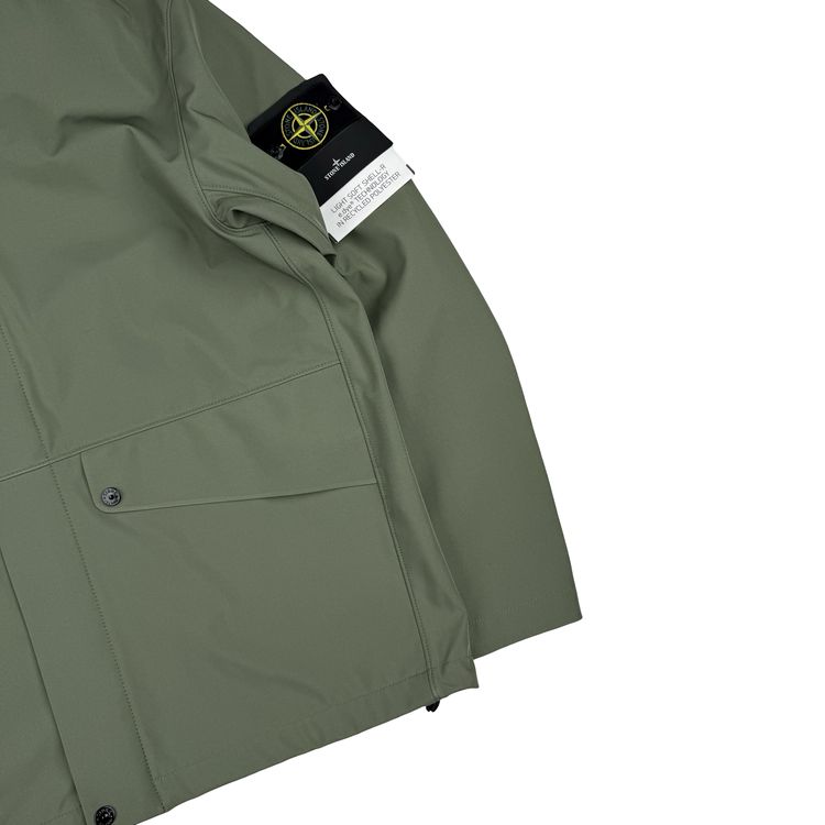 Stone Island 2024 Sage Green Light Soft Shell-R Jacket - XL image 11