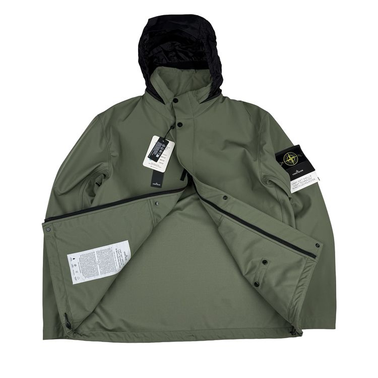 Stone Island 2024 Sage Green Light Soft Shell-R Jacket - XL image 6
