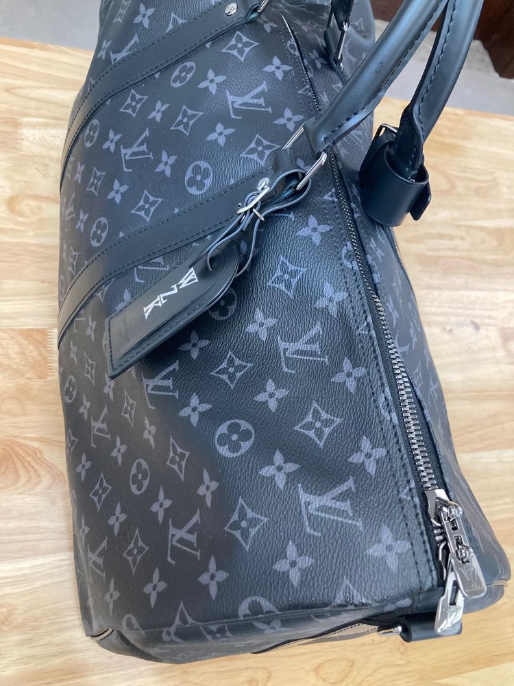 Louis Vuitton Black Monogram Duffle Bag image 3