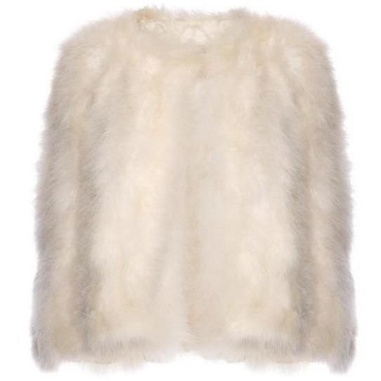 Other ARCHIVE - 1950s Ivory Marabou Feather Cape product image