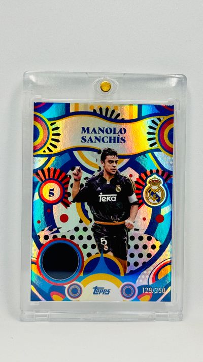 PATCH match-worn /250 - Manolo Sanchis - Real Madrid - Topps Team Set 24-25