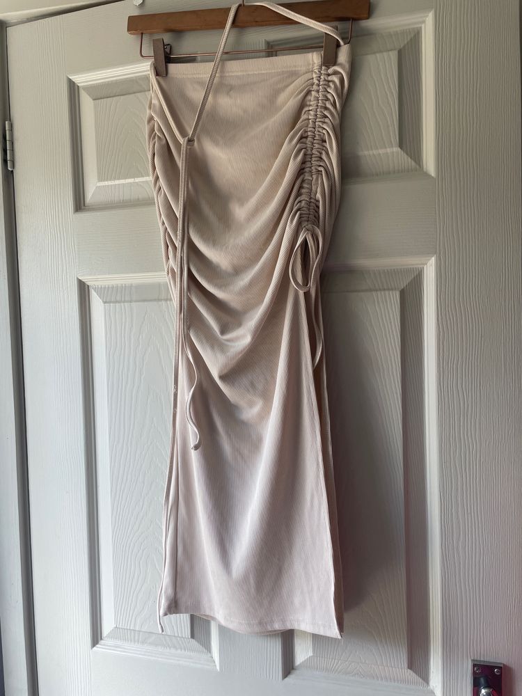 Shein Ruched Side Midi skirt