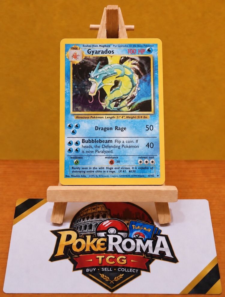 🌊 Gyarados 6/102 Holo – Set Base – English 🇬🇧 image 1