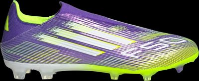 adidas Adizero F50 League Laceless FG MG Purple Rush Lucid Lemon Football Boots rrp £85.00 (JH7734) 7