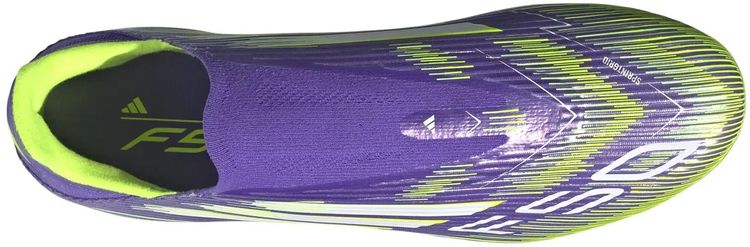 adidas Adizero F50 League Laceless FG MG Purple Rush Lucid Lemon  Football Boots rrp £85.00 (JH7734) 3