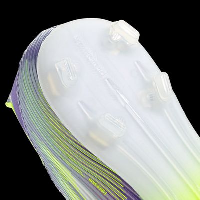 adidas Adizero F50 League Laceless FG MG Purple Rush Lucid Lemon Football Boots rrp £85.00 (JH7734) 6
