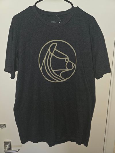 Wohven Dark Grey T-Shirt With Bear Logo