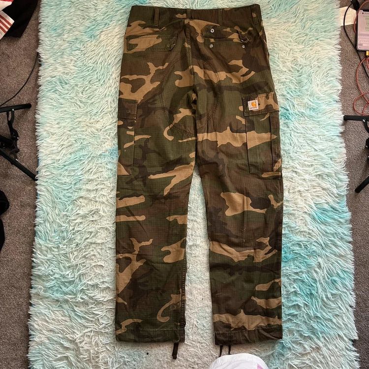 Khaki Camo Carhartt Cargo Pants - W32 L32 imagen 1