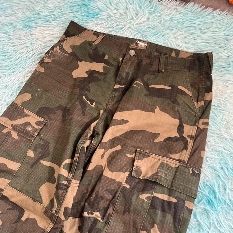 Khaki Camo Carhartt Cargo Pants - W32 L32 imagen 7