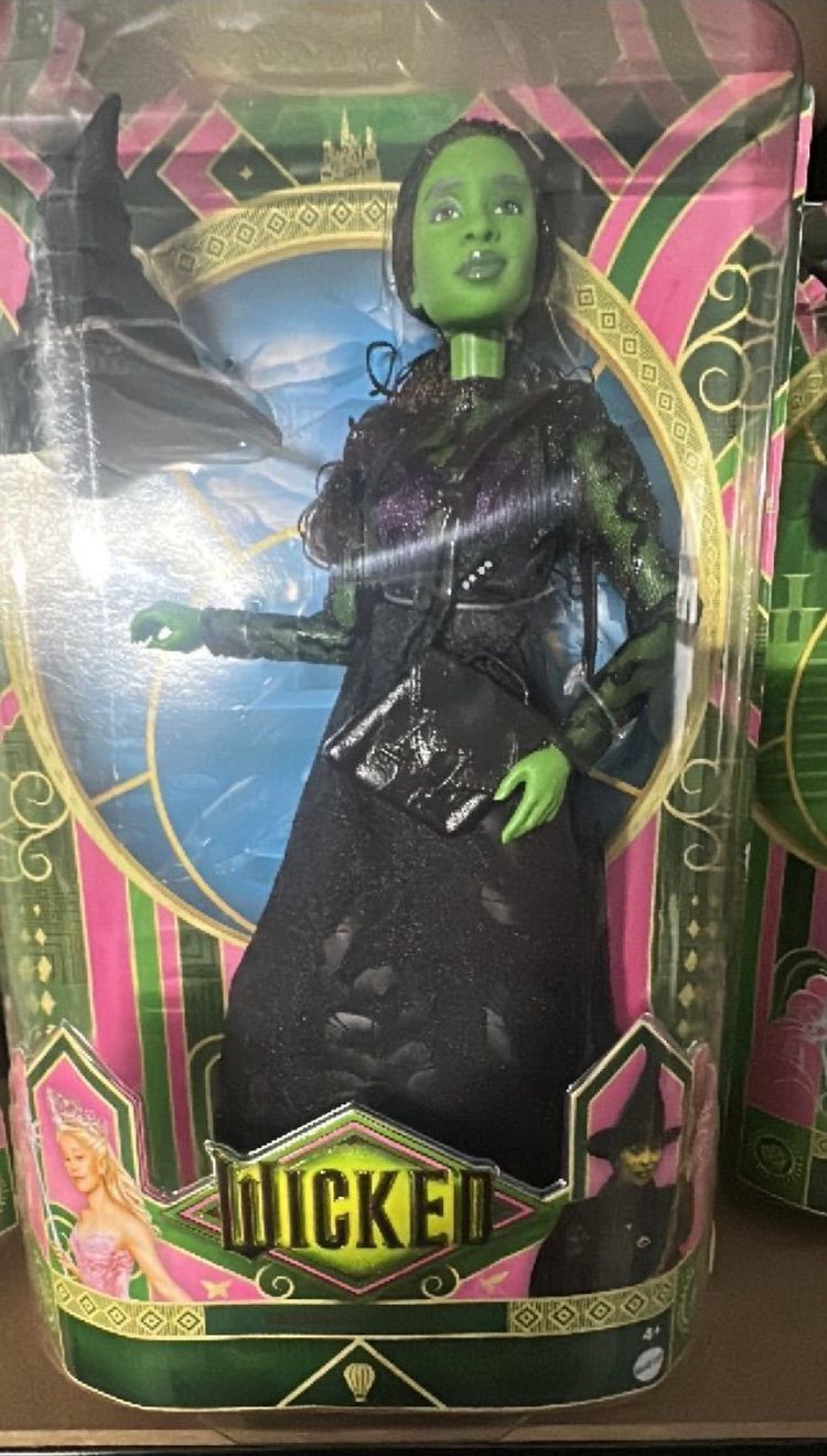 Other Wicked Green-Skinned Doll In Black Dress product image
