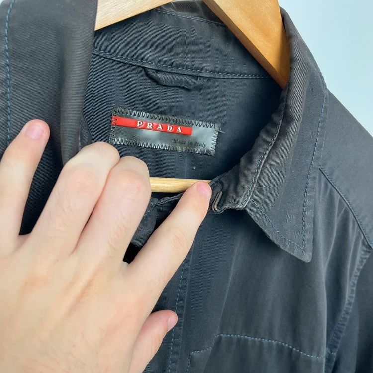 Immagine di Prada Heavyweight Buttoned Over-Shirt Jacket 6