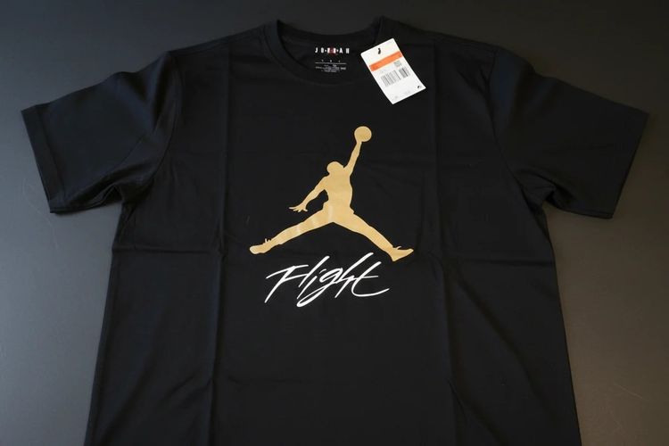 Jordan Jordan Black T-Shirt With Gold Jumpman Logo product image