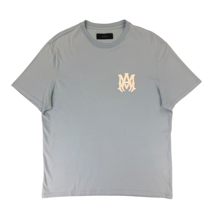 Amiri Men’s Baby Blue T-shirt - Large