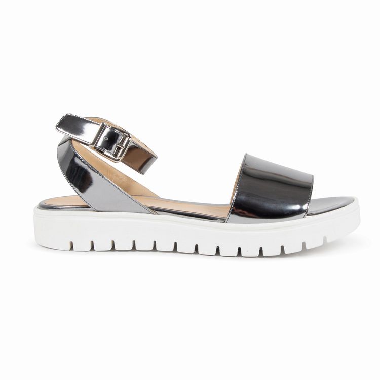 Other V1969 Italia Womens Platform Sandal Silver E3128 SPECCHIO STOP MET ACCIAIO product image