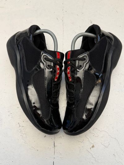 '10s Prada Americas Cup Patent Sneakers (8)