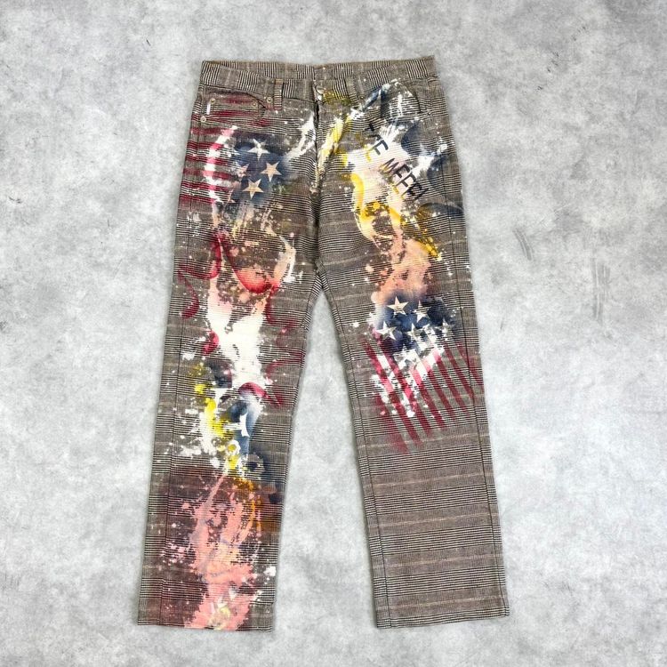 Iceberg print trousers