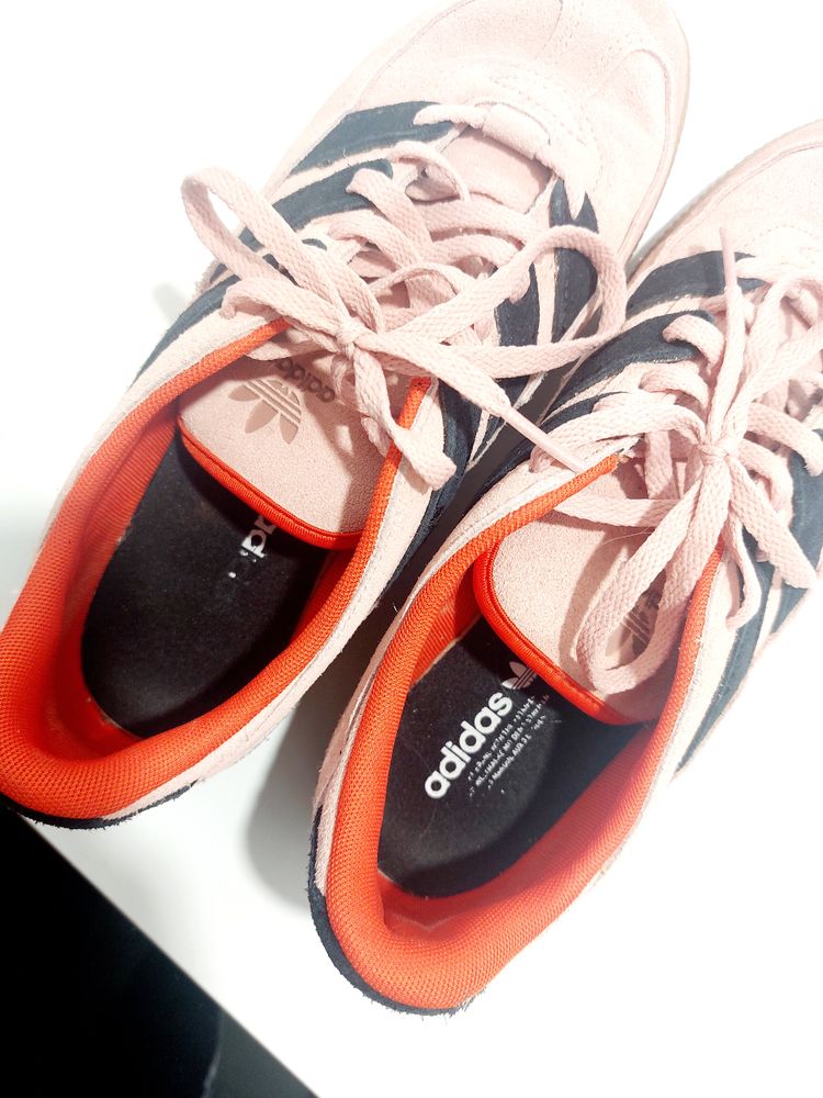 Adidas Pink And Black Sneakers spezial 39 1/3 woman image 5