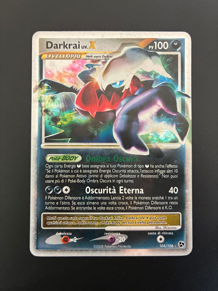 Darkrai LV. X ITA LP Pokémon Trading Card